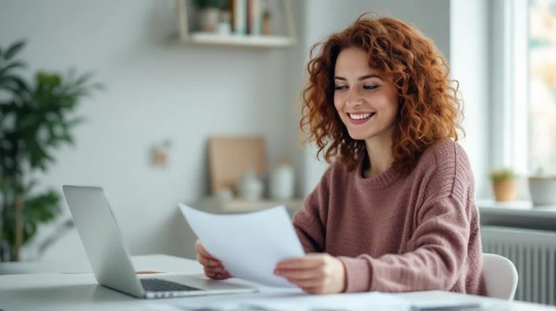 Frau berechnet Foerderbetraege fuer Wirtschaftsfachwirt Kurs in Niedersachsen
